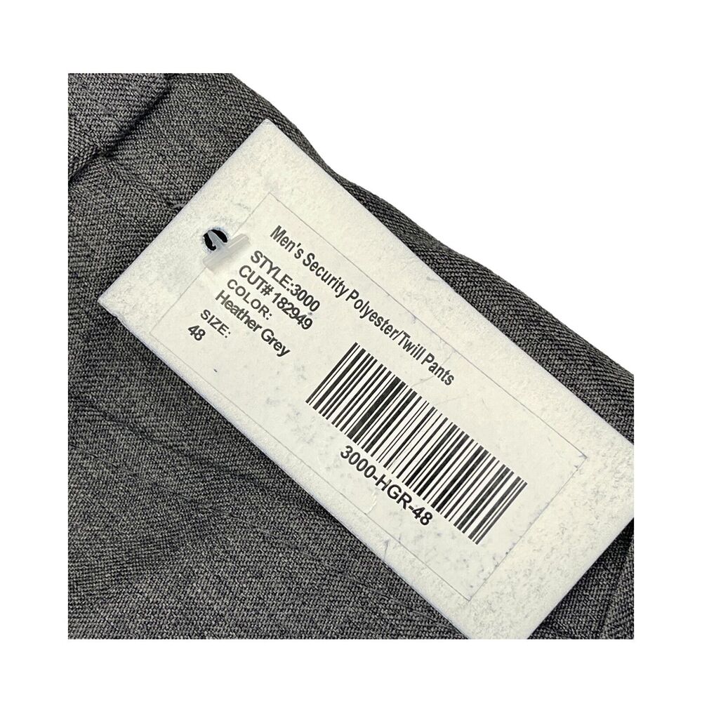 National Patrol Security Twill Pants Men's 48 Regular Heather Gray High-Rise - Picture 7 of 7